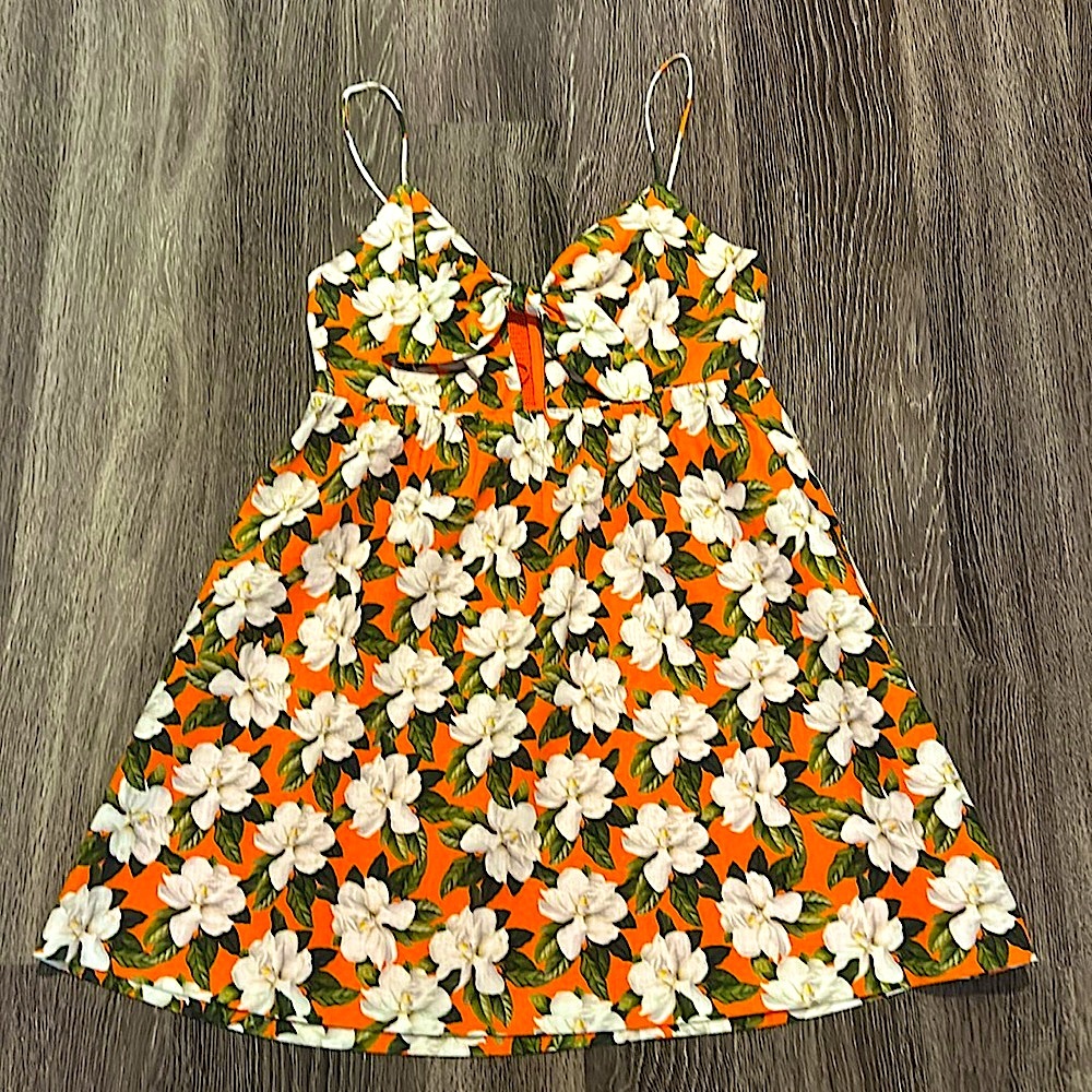 Alice + Olivia flower print mini dress